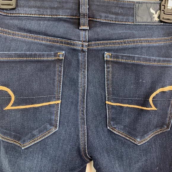 AMERICAN EAGLE HI-RISE JEGGING Skinny Jeans sz 00 - Picture 16 of 16